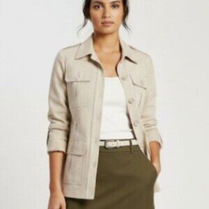 Calvin Klein Utility Jacket_Beige, Women Size 2